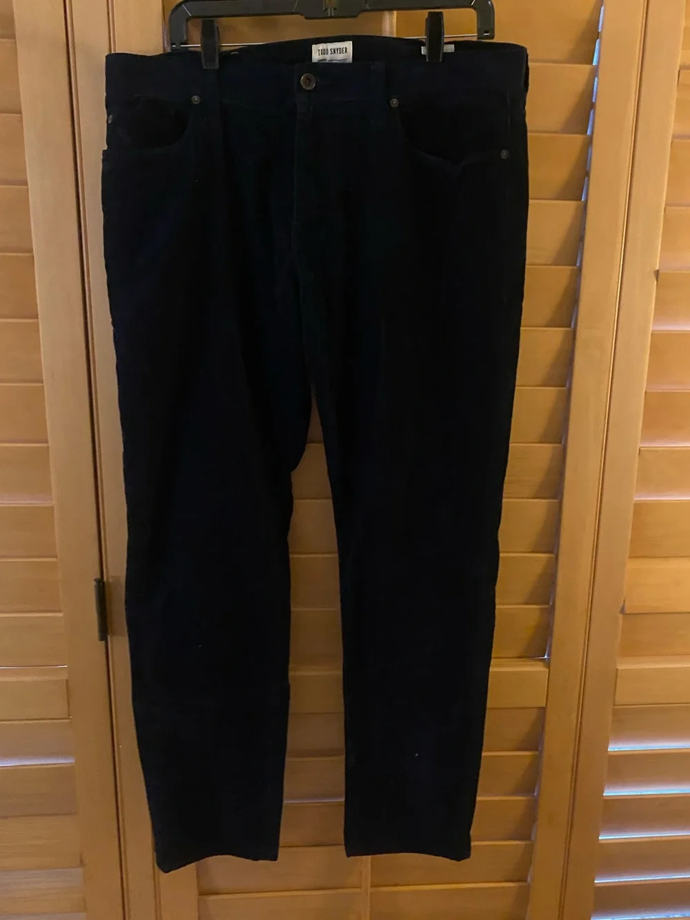 Todd Snyder Blue Corduroy Pants Men’s Size 34